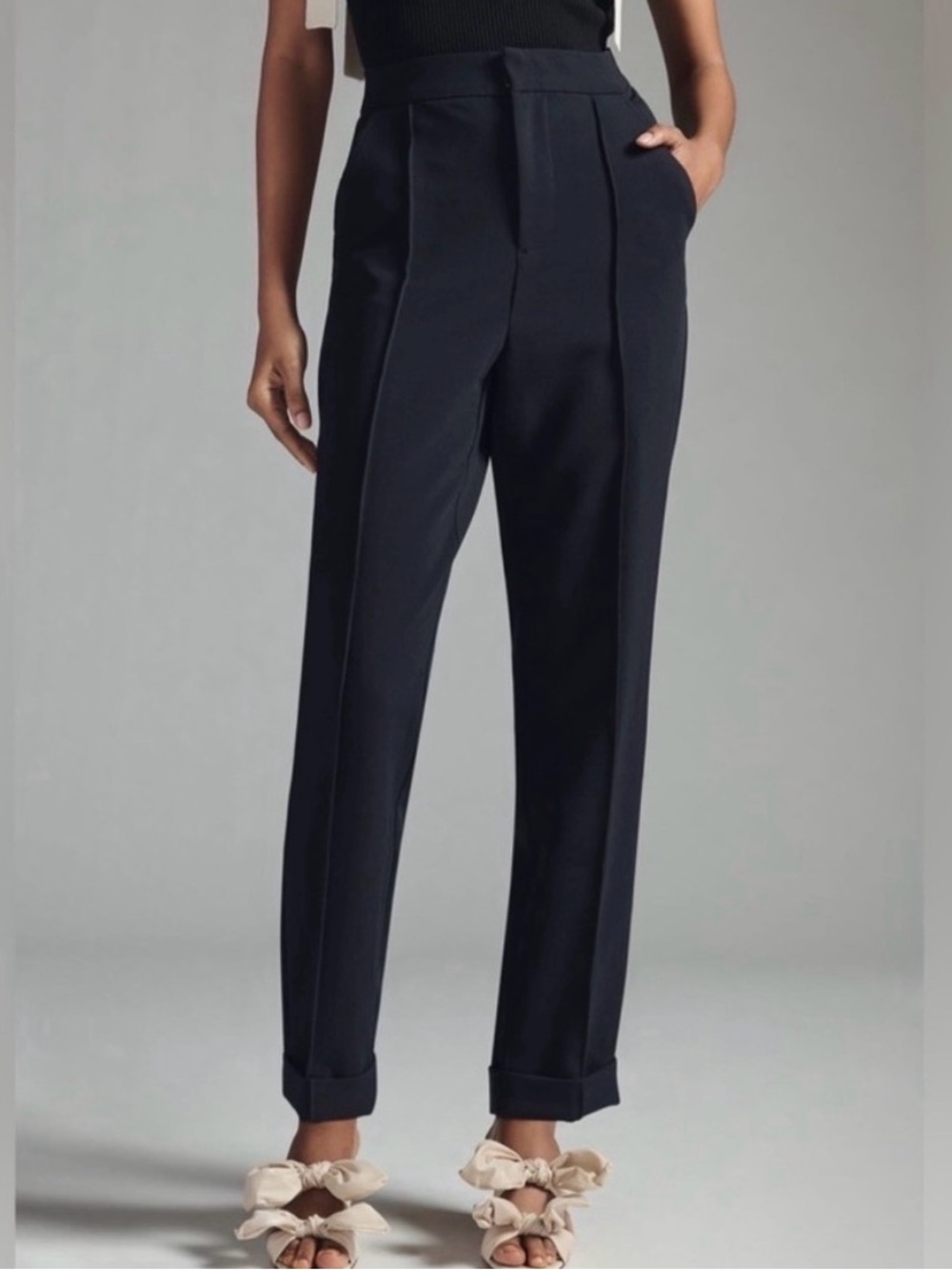 Anthropologie • Maeve pintuck pull on trouser pants
